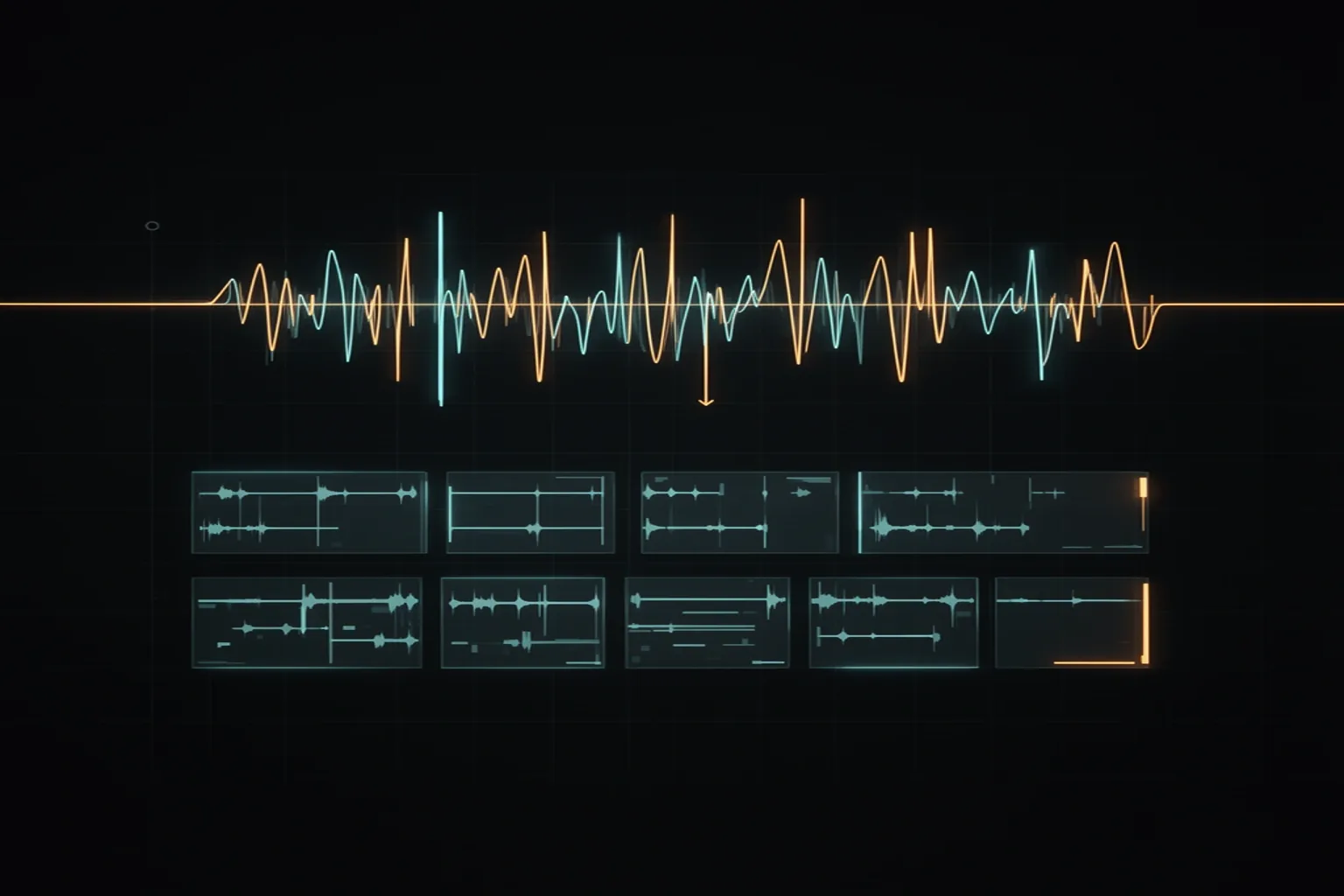 SongChop workflow showing stems, loops, one-shots, and organized outputs